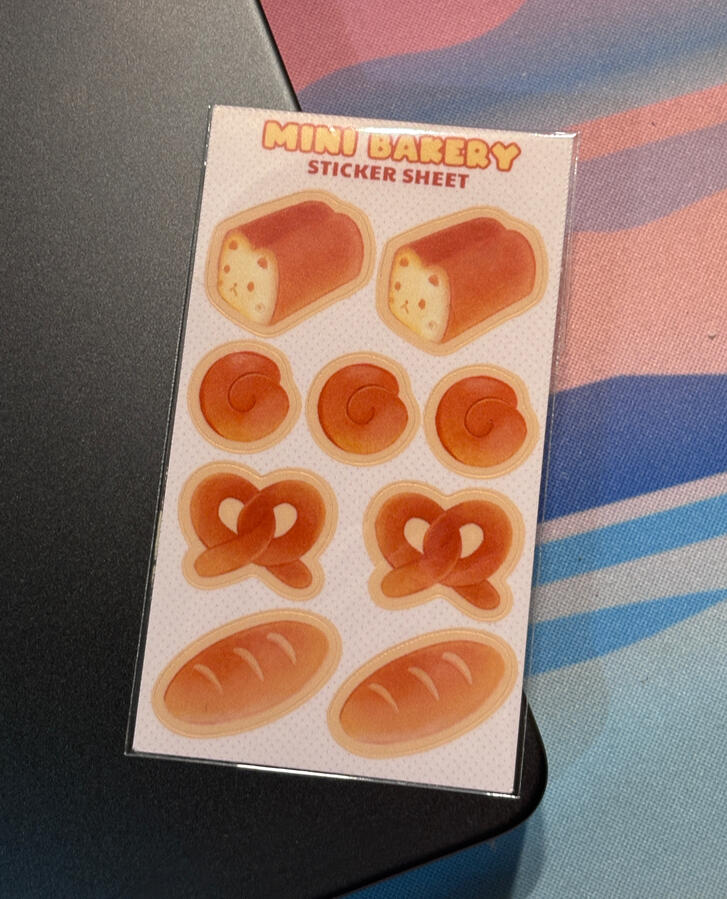 mini bakery sticker sheet mini bakery sticker sheet